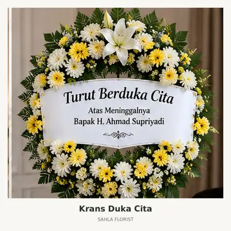 Krans Bunga Duka Bogor Tengah